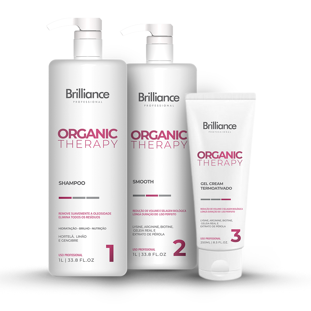 Brilliance Professional Kit Alisamento Organic Therapy 1 Litro