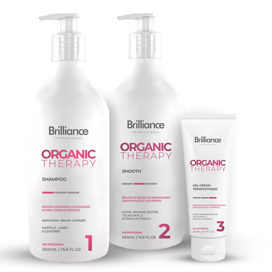 Brilliance Professional Kit Alisamento Organic Therapy 500ml
